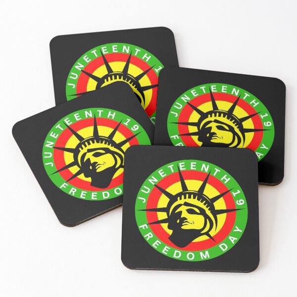 Item preview, HAPPY JUNETEENTH 19, FREEDOM DAY. STICKER designed and sold by bessartex.