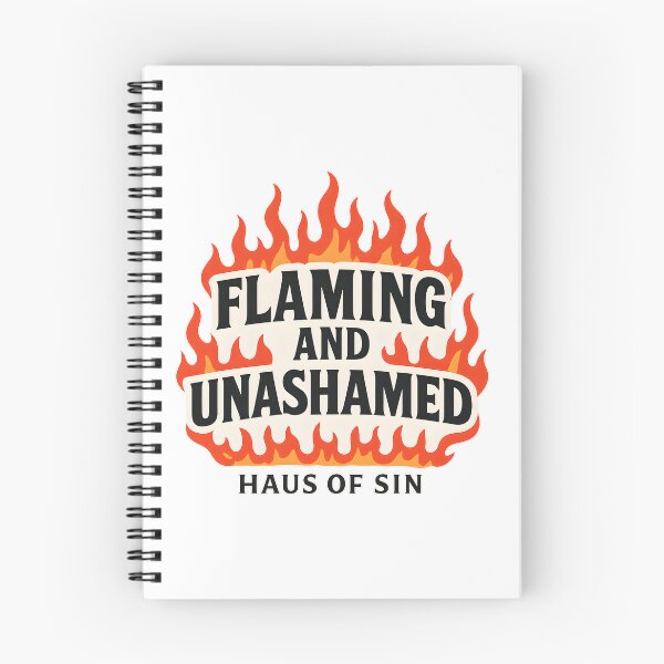 Item preview, Flaming And Unashamed – Bold LGBTQ+ Design designed and sold by Haus Of Sin.