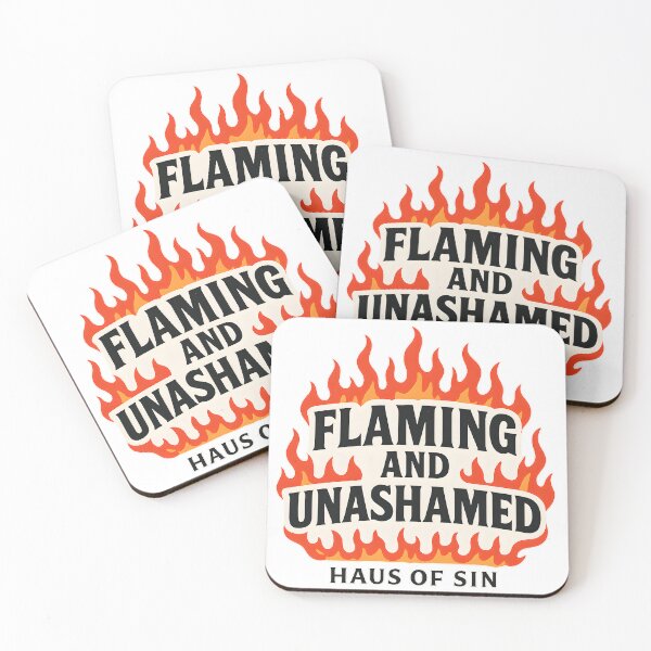 Item preview, Flaming And Unashamed – Bold LGBTQ+ Design designed and sold by Haus Of Sin.