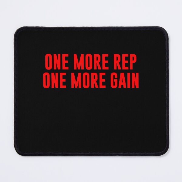 Item preview, Motivational Gym One More Rep One More Gain designed and sold by UnshieldArt.