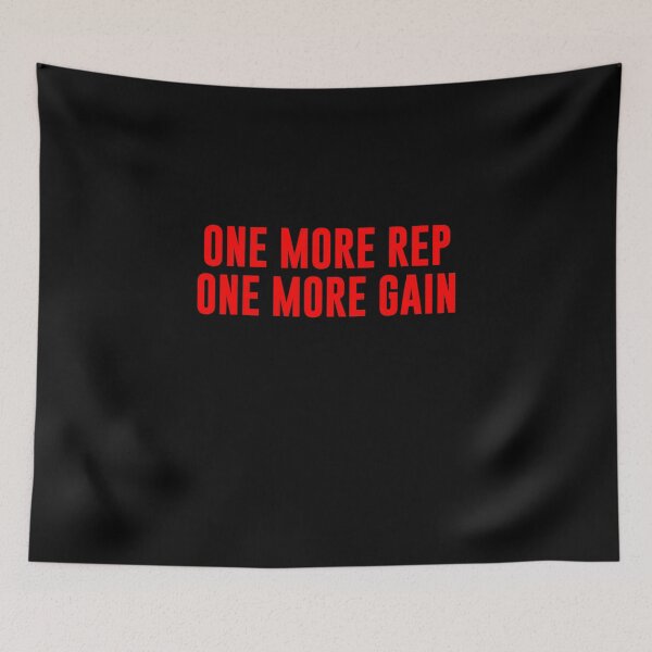 Item preview, Motivational Gym One More Rep One More Gain designed and sold by UnshieldArt.