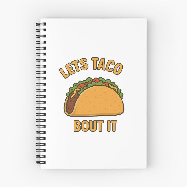 Item preview, Funny Tacos Pun - Let’s Taco Bout It Cartoon Design designed and sold by Blurbean.