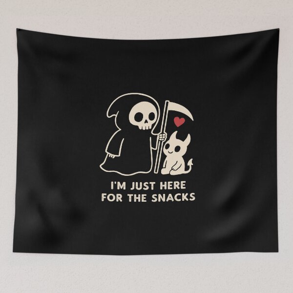 Item preview, I'm Just Here for the Snacks designed and sold by Mrs-Awful.