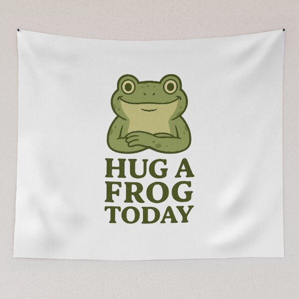 Item preview, Hug A Frog Today – Wholesome Frog Lover  designed and sold by The Junto Shop.