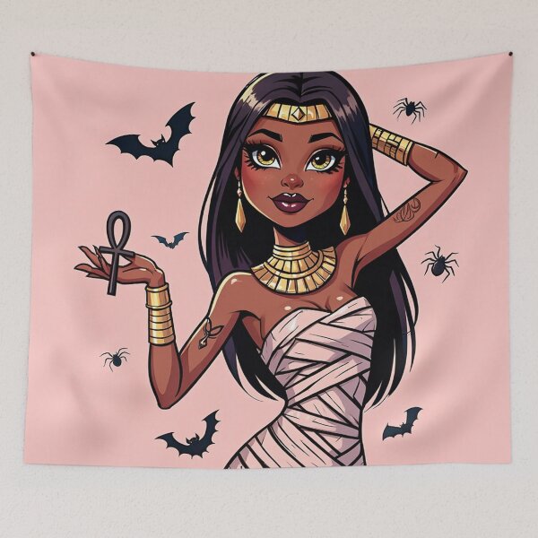 Item preview,  Mummy Girl Ancient Egyptian Queen Halloween design designed and sold by Vintage Designs +.