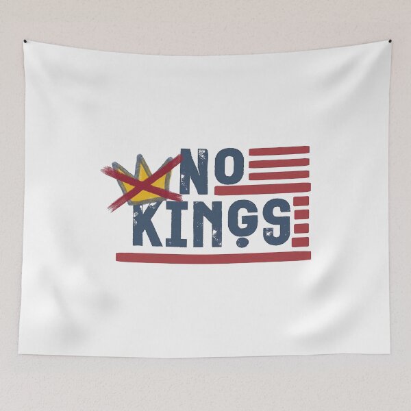 Item preview, No Kings, Anti Trump, Democracy has no kings in America designed and sold by Span-Le.