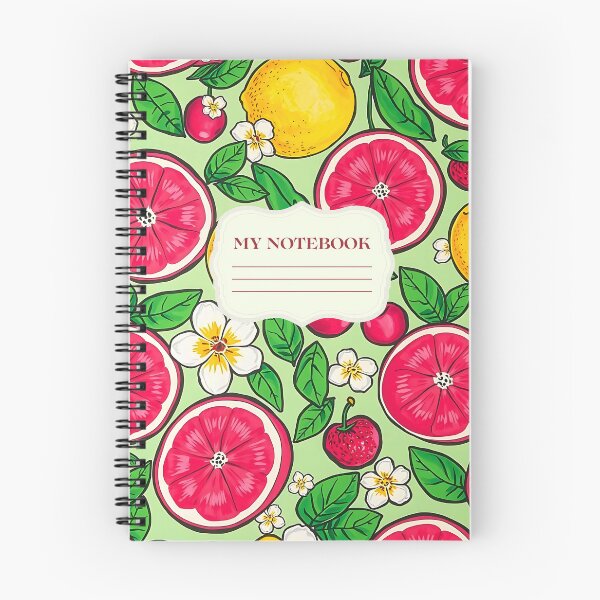 Item preview, Sweet & Juicy Notebook – Colorful Fruity Journal with Vibrant Aesthetic for Everyday Notes designed and sold by Pandi-makes.