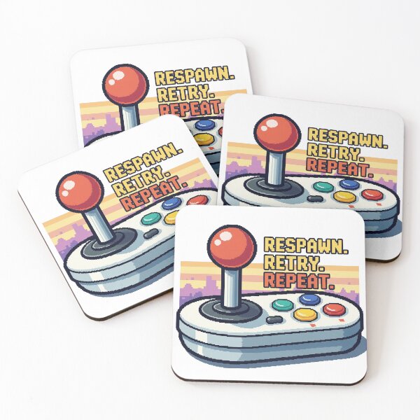 Item preview, Retro Pixel Art Gamer Quote designed and sold by Redbubble RK.