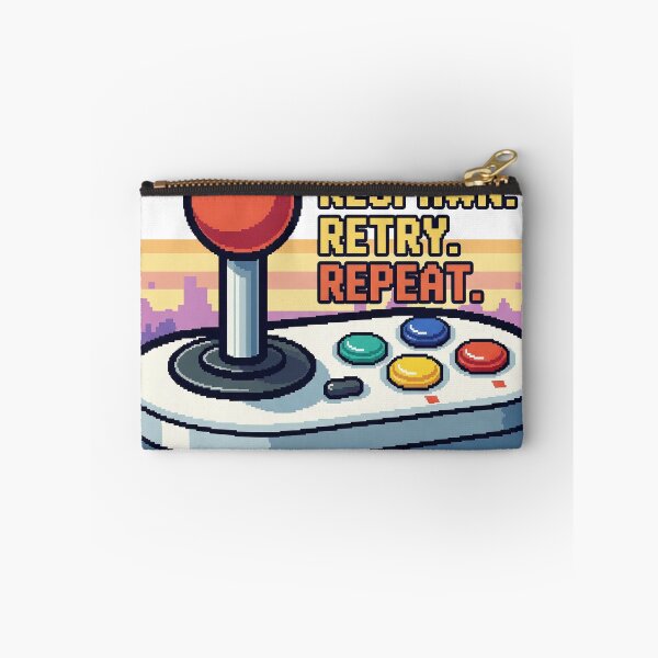 Item preview, Retro Pixel Art Gamer Quote designed and sold by Redbubble RK.