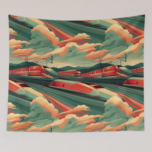 Item preview, It's Shinkansen Time designed and sold by KaitoJapanDesign.