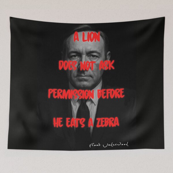 Item preview, Frank Underwood Power Quote Poster designed and sold by Enea Kelo.