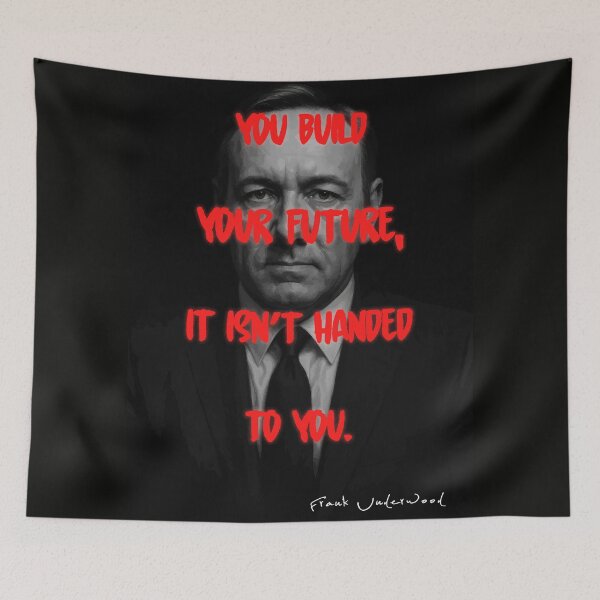 Item preview, Frank Underwood Power Quote Poster designed and sold by Enea Kelo.