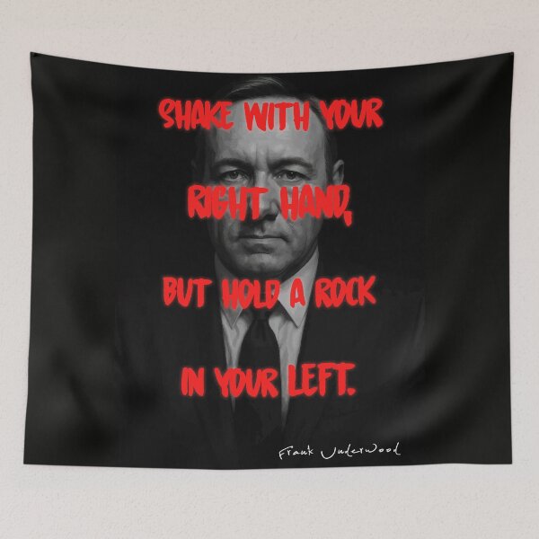 Item preview, Frank Underwood Power Quote Poster designed and sold by Enea Kelo.