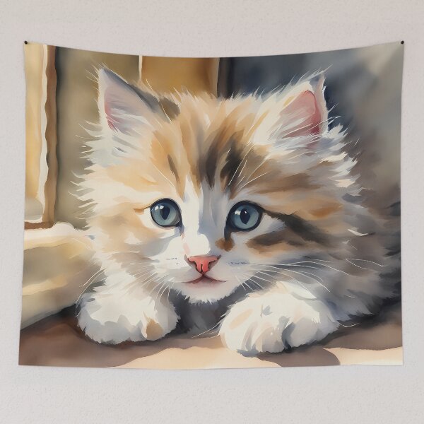 Item preview, Kitten by Window designed and sold by CalmnessbyChoice.