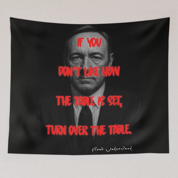 Item preview, Frank Underwood Power Quote Poster designed and sold by Enea Kelo.