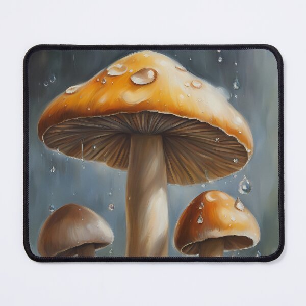 Item preview, Three Mushrooms in Rain designed and sold by BookCovered.