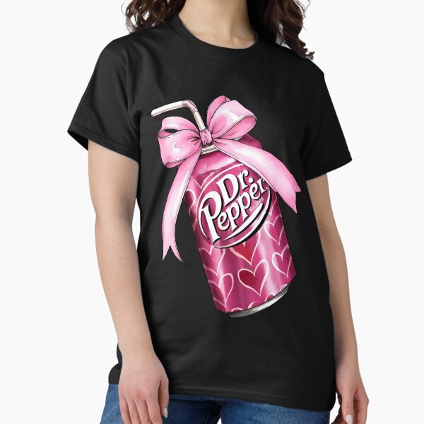 Vista previa del artículo con la obra «Dr Pepper con lazo rosa, refresco rosa tierno, Dr. Pepper», diseñado y vendido por Span-Le.