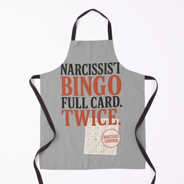 Item preview, Narcissist Bingo Full Card Twice Funny Survivor Empowerment Design designed and sold by Shoot-The-Moon.