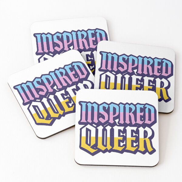 Item preview, Inspired Queer – Vibrant Pride Typography designed and sold by Haus Of Sin.