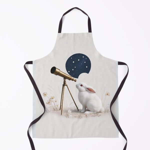 Item preview, Cute Moon Bunny – Whimsical Rabbit Sitting on Crescent Moon designed and sold by BukJus.
