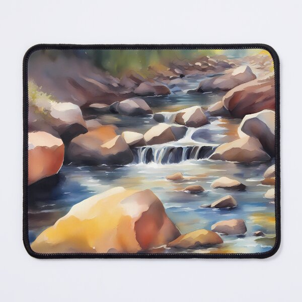 Item preview, Rocky Creek with Sunlight designed and sold by CalmnessbyChoice.