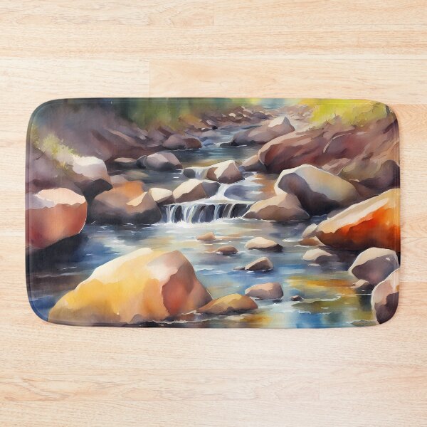 Item preview, Rocky Creek with Sunlight designed and sold by CalmnessbyChoice.