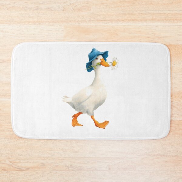 Item preview, White Duck With Daisy designed and sold by xiao xuans.
