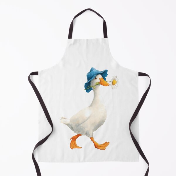 Item preview, White Duck With Daisy designed and sold by xiao xuans.