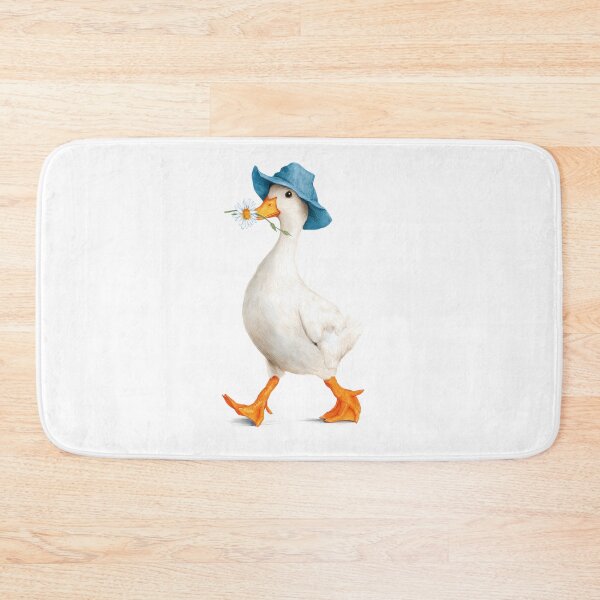Item preview, White Duck With Daisy designed and sold by xiao xuans.