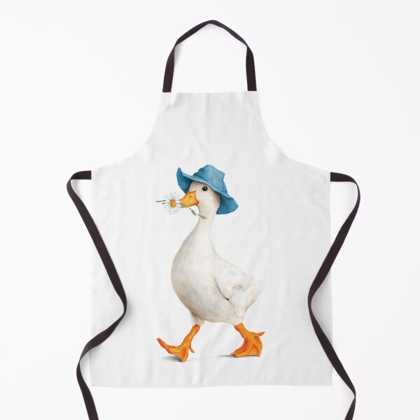 Item preview, White Duck With Daisy designed and sold by xiao xuans.