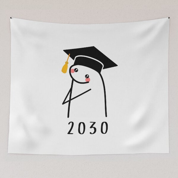Item preview, Graduation pose doodle 2030 designed and sold by QUOT-s.