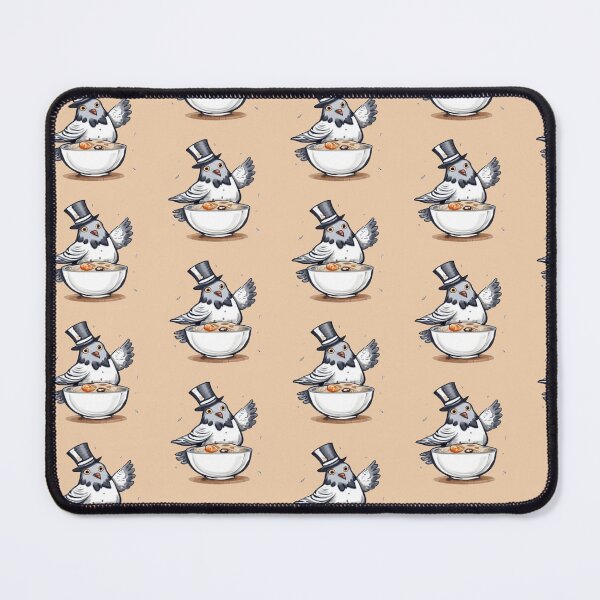 Item preview, Pigeon in a Top Hat Enjoying Soup designed and sold by Danivique.