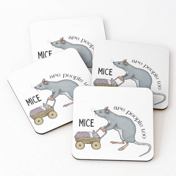 Item preview, Mice are People Too with Mommy Mouse and Baby Carriage designed and sold by JoyfulWhimsy.