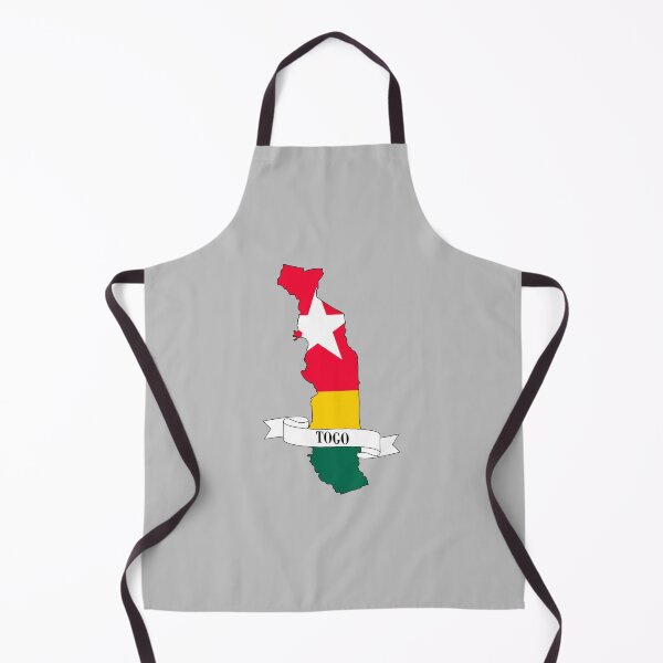 Item preview, Flag map of Togo designed and sold by visual adventures.