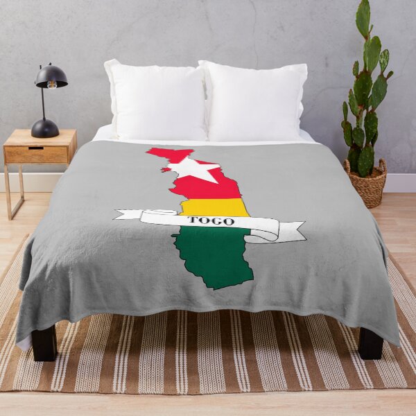 Item preview, Flag map of Togo designed and sold by visual adventures.