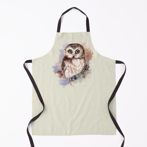 Item preview, Watercolor Cute Owl Bird designed and sold by countrymouse.