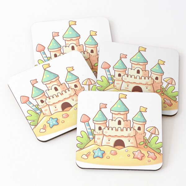 Item preview, Sandcastle – Cute Beach Day Illustration designed and sold by Kalpa.