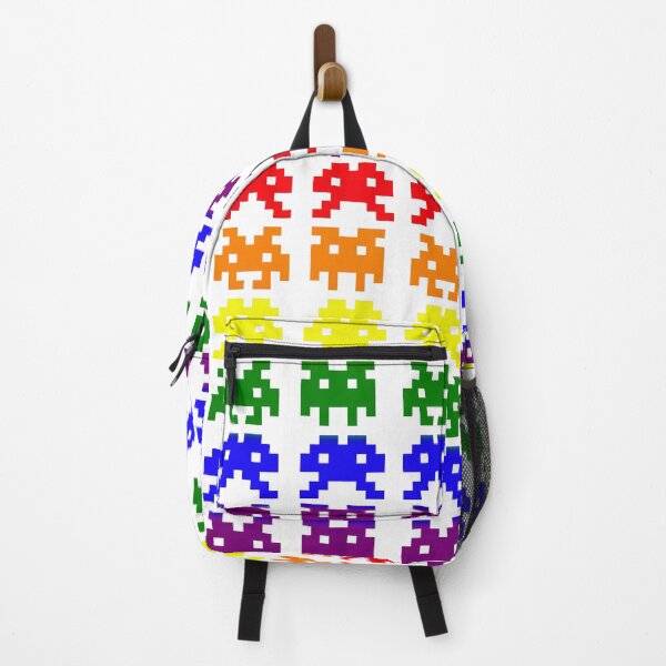 Item preview, PRIDE Collection: Rainbow Space Invaders designed and sold by Rebecca Creates....