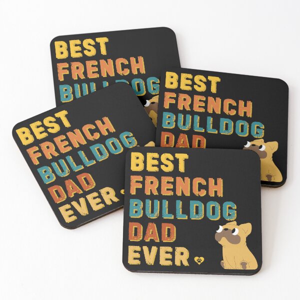 Item preview, Best French bulldog dad ever cute tshirt fathers day  designed and sold by ClickATee Store .