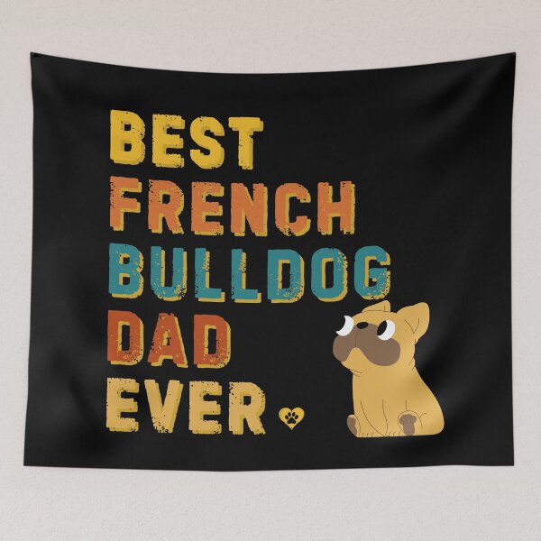Item preview, Best French bulldog dad ever cute tshirt fathers day  designed and sold by ClickATee Store .