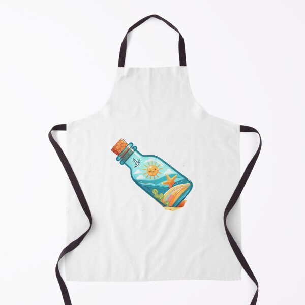 Item preview, Summer in a Bottle – Cute Sun and Beach Scene Art designed and sold by Kalpa.