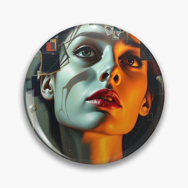 Artikelvorschau, Epische Imperfektion – Flawed beauty in abstract faces, where distortion becomes artistic expression entworfen und verkauft von FotoworldEdel.