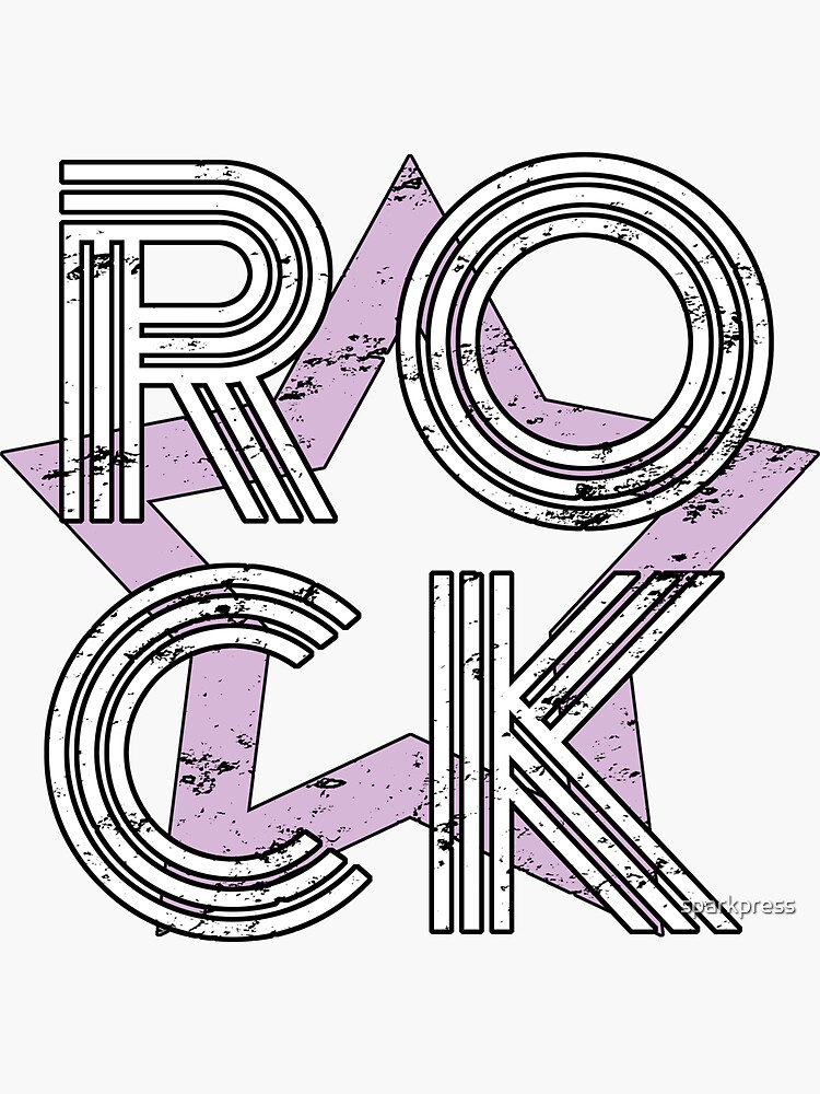 Rockstar Retro Rock n' Roll Rave EDM Music Festival Gear by sparkpress