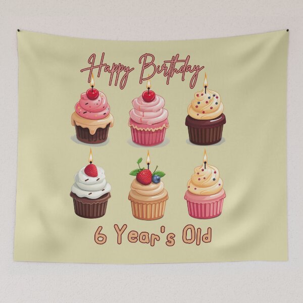Item preview, Happy 6 Year Old! designed and sold by Pixel-Lair.