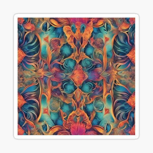 Item preview, Colorful seamless fabric designed and sold by MyMinhan.