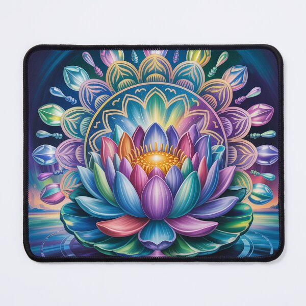 Item preview, mandala with a lotus flowe designed and sold by Lilashakti ⭐️ ⭐️ ⭐️ ⭐️ ⭐️.