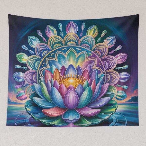 Item preview,  mandala with a lotus flowe designed and sold by Lilashakti ⭐️ ⭐️ ⭐️ ⭐️ ⭐️.
