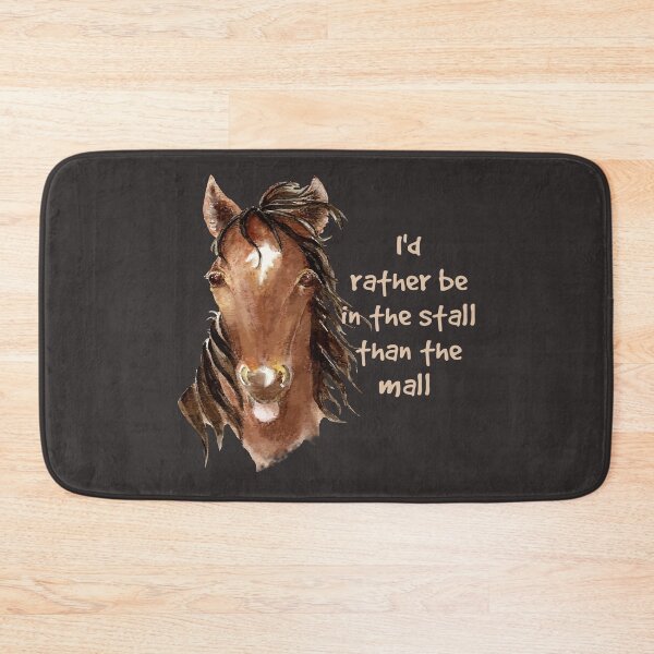 Artikelvorschau, Lieber im Stall als im Mall Horse Quote entworfen und verkauft von countrymouse.