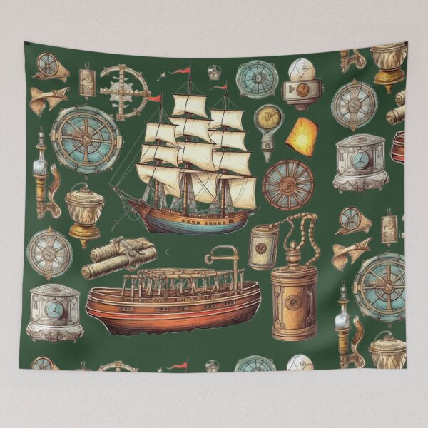 Item preview, Ships and Rigging 2...Available as cell phones cases,art prints,bags,puzzels,postcards,hats,dresses,t-shirts,kids clothes,back packs,socks,clocks,stickers,Etc. designed and sold by born30.