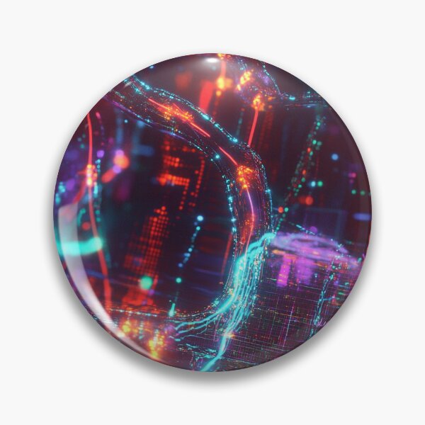 Item preview, Light Synapses Abstract Neural Network designed and sold by MidArtForge.